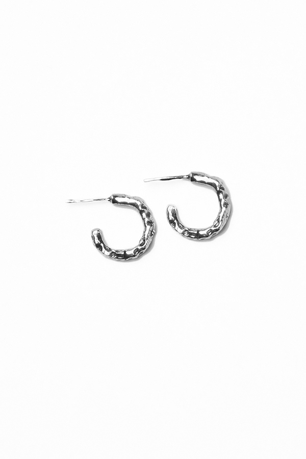 Silver hoops