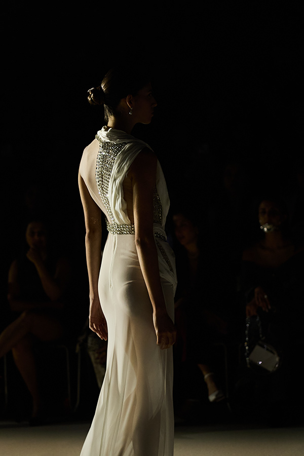 Embroidered dress, Fashion Week